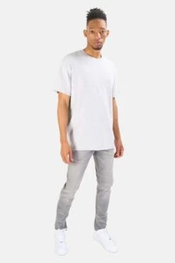 Ksubi4 X 4 Biggie Tee - Grey Marle -Men Outfitters Shop 4 X 4 Biggie Tee Grey Marle 20220810195031