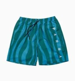 BY PARRAAqua Weeds Wave Swimshorts - Teal