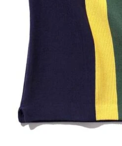 Beams PlusKnit Polo - Stripe Navy -Men Outfitters Shop BEAMS PLUS Knit Polo Stripe Navy 20230520173612