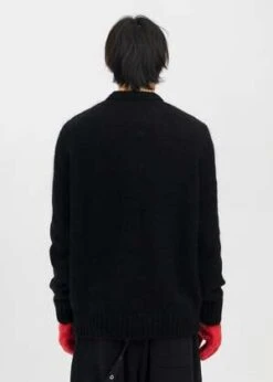 Charles JeffreyMOHAIR JUMPER GLOVES - BLACK/RED -Men Outfitters Shop BLACK RED GLOVES MOHAIR JUMPER 20230916031341