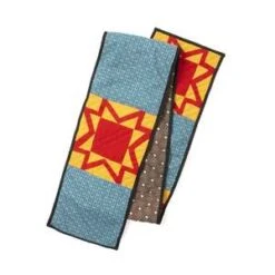BODEBLAZING STAR QUILT SCARF - PRIMARY MULTI