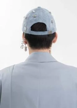Feng Chen WangBaseball Cap - Blue -Men Outfitters Shop BLUE BASEBALL CAP 20230224062759