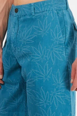 Lucien Pellat-FinetBermuda Laser Leaf Shorts - Blue 8 Lucien Pellat-FinetBermuda Laser Leaf Shorts - Blue -Men Outfitters Shop Bermuda Laser Leaf Shorts Blue 20220810212645 2