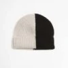 Begg X CoBi Colour Cashmere Beanie - Black/Off White