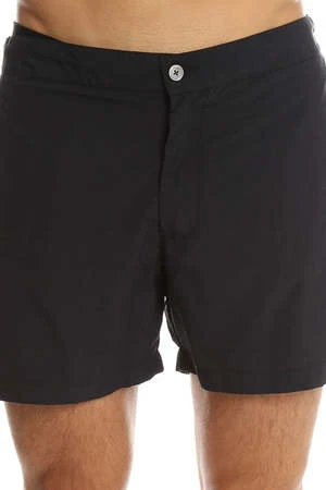 Officine GeneraleRoman Swim Short - Black 4 Officine GeneraleRoman Swim Short - Black - Image 4