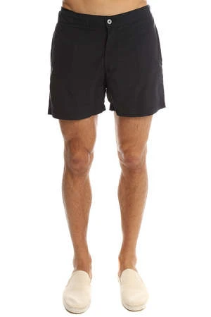 Officine GeneraleRoman Swim Short - Black 1 Officine GeneraleRoman Swim Short - Black