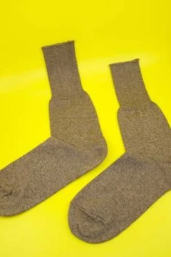 Taiga TakahashiLOT. 019 Socks - Brown