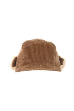 CâbleamiQuilted Lining 5W Corduroy Cap - Camel -Men Outfitters Shop CABLEAMI Cap Quilted Lining 5W Corduroy Camel 20221022183902 2