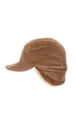 CâbleamiQuilted Lining 5W Corduroy Cap - Camel -Men Outfitters Shop CABLEAMI Cap Quilted Lining 5W Corduroy Camel 20221022183903
