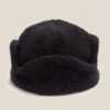YMCCableami Flight Recycled Wool Hat - Black