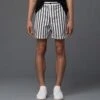 Carlos CamposCargo Pocket Shorts - Black/White Stripe