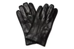 MilworksCashmere Lined Leather Glove - Black