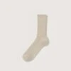 AuraleeCashmere Low Gauge Socks - Beige
