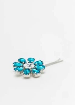 Charles JeffreyCYAN CRAZY DAIZY HAIR PIN - Multi -Men Outfitters Shop Charles Jeffrey CYAN CRAZY DAIZY HAIR PIN Multi 20230919024536