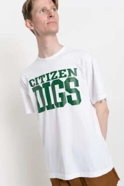 SassafrasCitizen Digs Tee - Half White