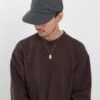 Found FeatherMelange Wool Classic 6 Panel Cap - Charcoal