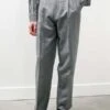 Mfpen MensClassic Trousers - Light Grey Herringbone
