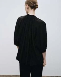 Mijeong ParkCollared Knit Top - Black -Men Outfitters Shop Collared Knit Top Black 20230302170438