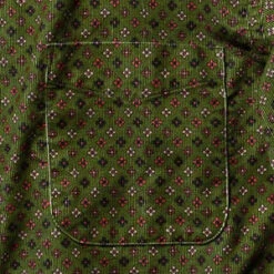 Beams PlusCorduroy Fine Print Button Down Shirt - Green -Men Outfitters Shop Corduroy Fine Print Button Down Shirt Green 20231012181803