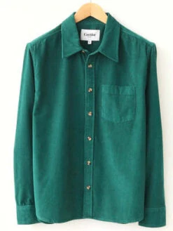 CorridorCorduroy Shirt - Green -Men Outfitters Shop Corduroy Shirt Green 20230923221424 1