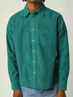 CorridorCorduroy Shirt - Green -Men Outfitters Shop Corduroy Shirt Green 20230923221425 1