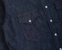 WytheDenim Pearlsnap Shirt - Rinsed Indigo 8 WytheDenim Pearlsnap Shirt - Rinsed Indigo -Men Outfitters Shop Denim Pearlsnap Shirt in Rinsed Indigo 20230922233206 2