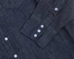 WytheDenim Pearlsnap Shirt - Rinsed Indigo 9 WytheDenim Pearlsnap Shirt - Rinsed Indigo -Men Outfitters Shop Denim Pearlsnap Shirt in Rinsed Indigo 20230922233207