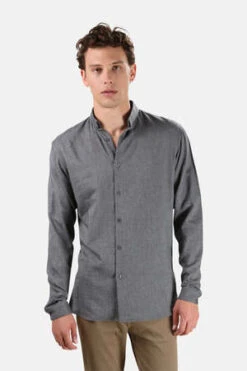 Blue&CreamDior Button Down - Dark Grey