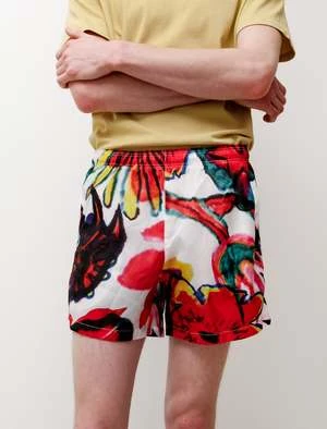 Our LegacyDrape Tech Trunks - Melting Flowers Print 3 Our LegacyDrape Tech Trunks - Melting Flowers Print - Image 3