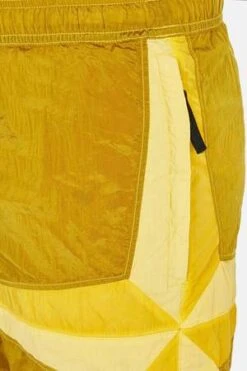 Stone IslandEconyl Nylon Metal Star Inlay Shorts - Yellow -Men Outfitters Shop ECONYL Nylon Metal Star Inlay Shorts Yellow 20220811062745 1