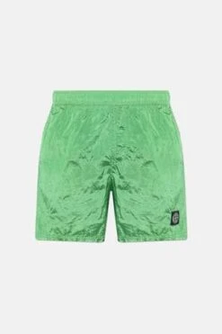 Stone IslandECONYL Nylon Metal Swim Trunks - Light Green