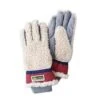 Elmer GlovesTeddy Gloves Wool Pile 5 Fingers - Beige/Wine