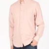 Naked & FamousEasy Cotton Silk Blend Twill Shirt - Pink