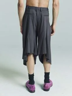 Edward CumingElastic Twill Double Kick-Up Bermudas - Brown -Men Outfitters Shop Edward Cuming Elastic Twill Double Kick Up Bermudas Brown 20230504203239