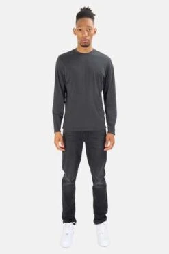 James PerseElevated Lotus Jersey Long Sleeve Tee - Carbon 9 James PerseElevated Lotus Jersey Long Sleeve Tee - Carbon -Men Outfitters Shop Elevated Lotus Jersey Long Sleeve Tee Carbon 20220811063056