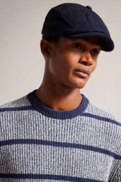 Ted BakerElijahs Wool Felt Baker Boy Hat - Blue