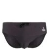Vivienne WestwoodEmbroidered Logo Swim Briefs - Black