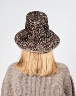Shop BoswellEmmet Hat - Sheetah Shag Felt -Men Outfitters Shop Emmet hat in Sheetah shag felt 20211117043513