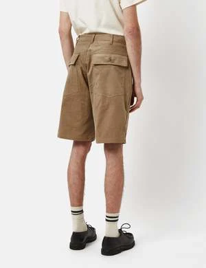 Engineered Garments14W Corduroy Fatigue Shorts - Khaki Brown 4 Engineered Garments14W Corduroy Fatigue Shorts - Khaki Brown - Image 4