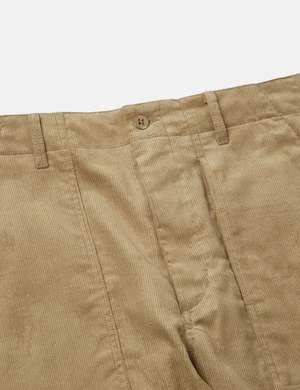 Engineered Garments14W Corduroy Fatigue Shorts - Khaki Brown 6 Engineered Garments14W Corduroy Fatigue Shorts - Khaki Brown - Image 6