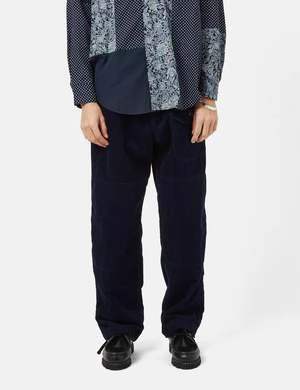 Engineered GarmentsRegular Deck 8W Cord Pant - Dark Navy Blue 1 Engineered GarmentsRegular Deck 8W Cord Pant - Dark Navy Blue