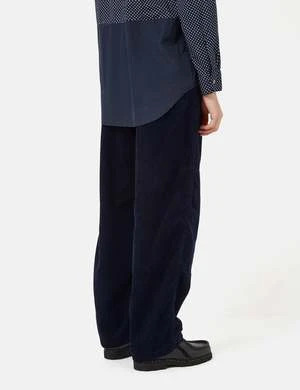 Engineered GarmentsRegular Deck 8W Cord Pant - Dark Navy Blue 4 Engineered GarmentsRegular Deck 8W Cord Pant - Dark Navy Blue - Image 4