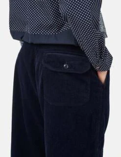 Men Outfitters Shop -Men Outfitters Shop Engineered Garments Deck 8W Cord Pant Regular Dark Navy Blue 20221110150847