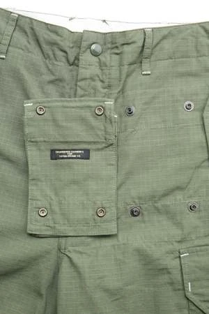 Engineered GarmentsX Totem FU Over Pants - Olive Ripstop 7 Engineered GarmentsX Totem FU Over Pants - Olive Ripstop - Image 7