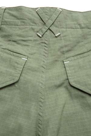 Engineered GarmentsX Totem FU Over Pants - Olive Ripstop 13 Engineered GarmentsX Totem FU Over Pants - Olive Ripstop - Image 13