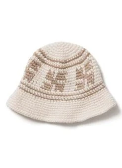 FlagstuffHand-knitted Crasher Hat - Beige