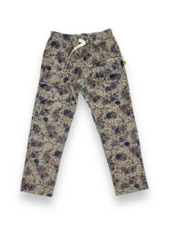 Advisory Board CrystalsFloral Jacquard Pants - Grey/Purple