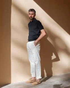 FreshCotton Fatigue Pants - Butter White