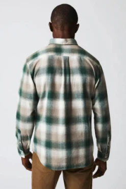 Billy ReidFlannel Bold Plaid Tuscumbia Shirt - Alaska Natural/Green -Men Outfitters Shop Flannel Bold Plaid Tuscumbia Shirt 20230915165843 2