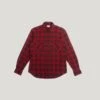 HartfordFlannel Pocket Shirt - Red Plaid